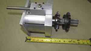 Shaft in shaft reverse gearbox